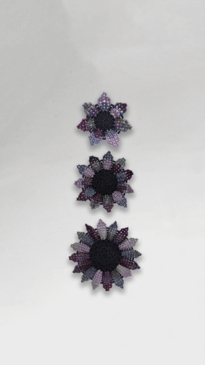 ART-PLIQUÉ® FLORES GRIS